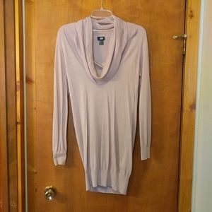H&M brand Cowl Neck Tunic Sweater